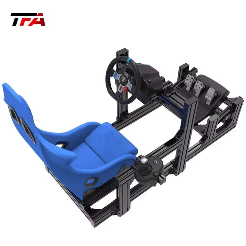 Simulated racing car bracket aluminum profile rig Logitech G TuMa FanatecDDProCSLDD1 Speed Magic Cockpit