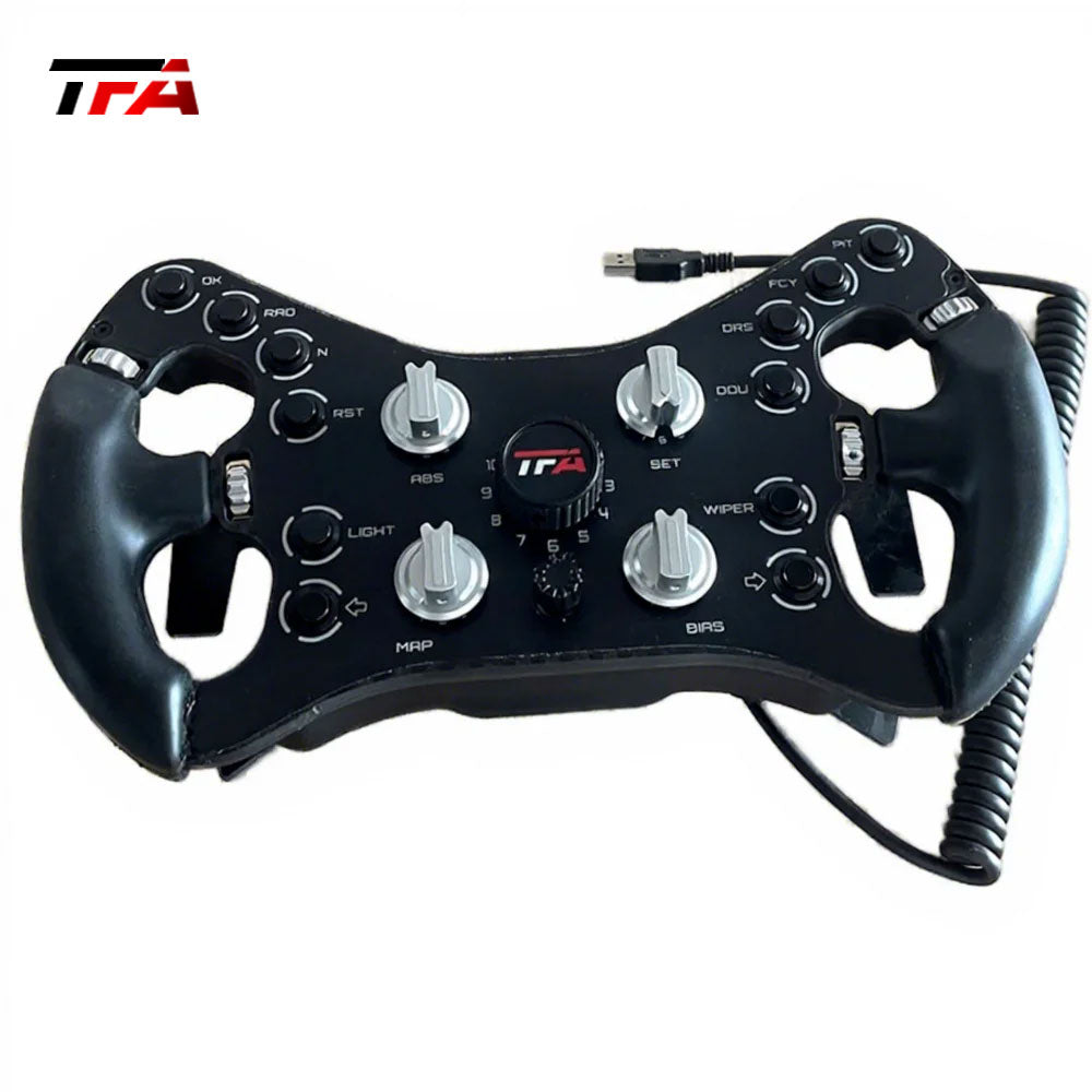Racing Simulator Steering Wheel Realistic Aluminum Design for Motion Platform and Driving Simulation Racing Wheel