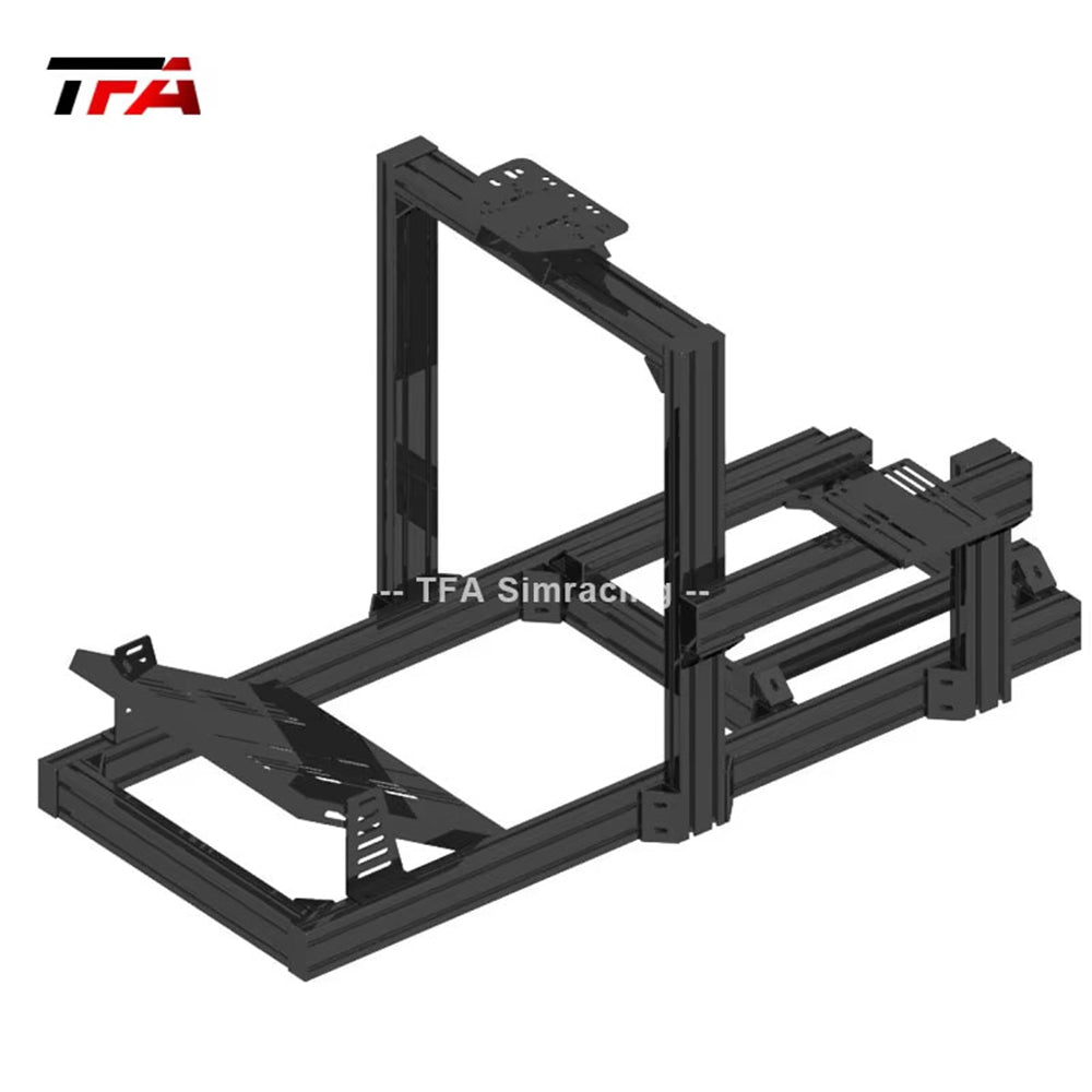 4080 Aluminum Immersive Full Motion VR TFA-4080-G Racing Simulator Cockpit Ergonomic Car Driving Simulator