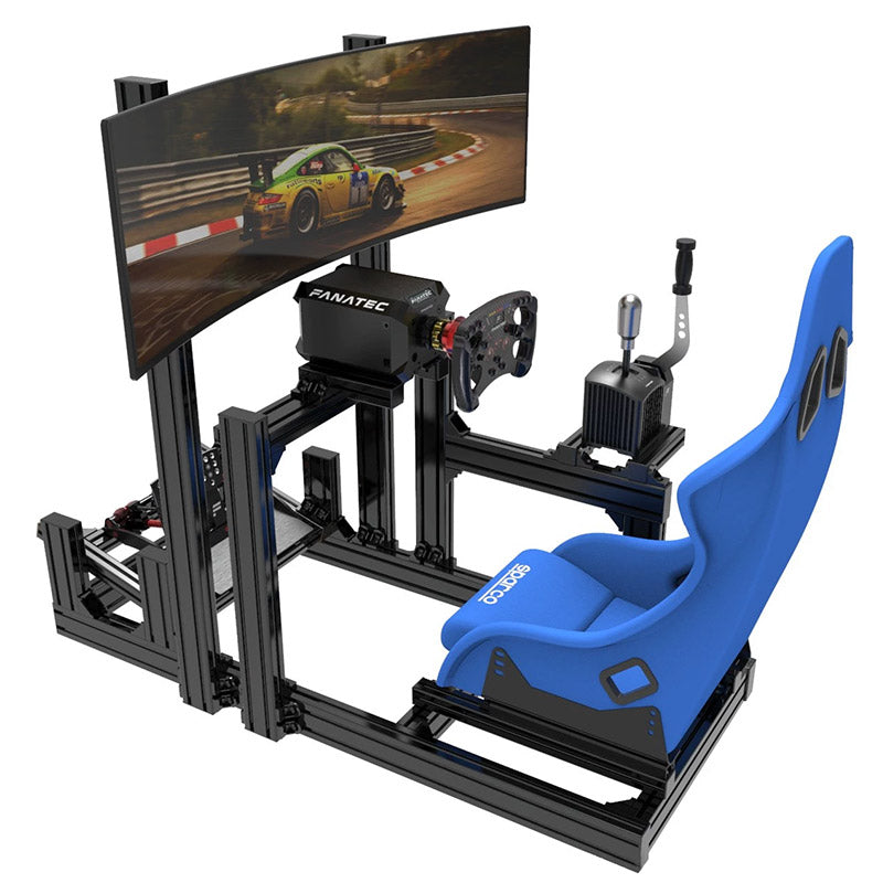 Simulated racing car single screen integrated bracket FanatecDD1DDProCSLDD Logitech Tourmaster T300 Speed Magic