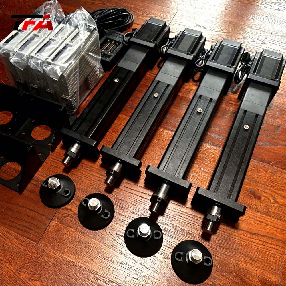 Simulator Motion Kit 4dof 60mm strok OEM Dynamic Servo Motor Flight Driving Simulator Motion Chassis 5 Dof 6 Actuators Dynamic Car Racing Games