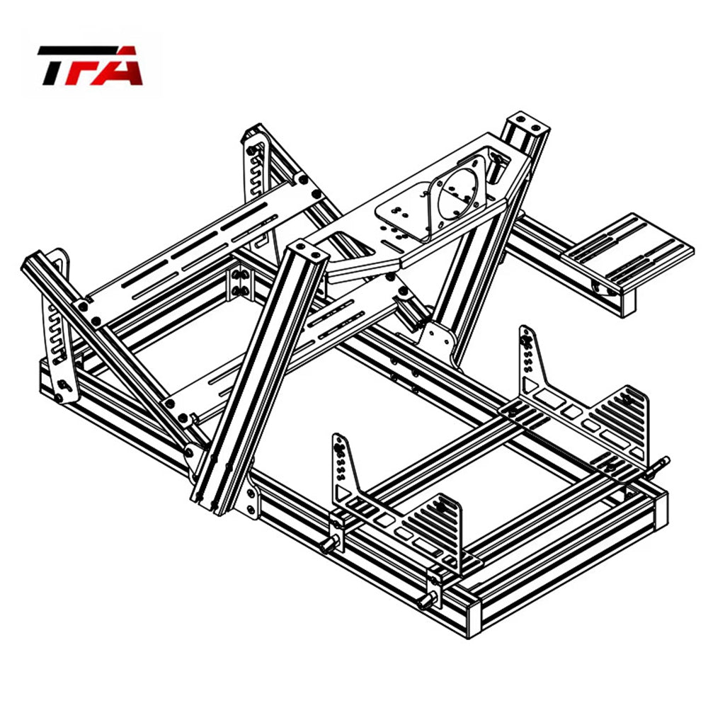 4080 Aluminum TFA-4080X Sim Racing Cockpit Rig Seat Car Racing Simulator Sports Entertainment