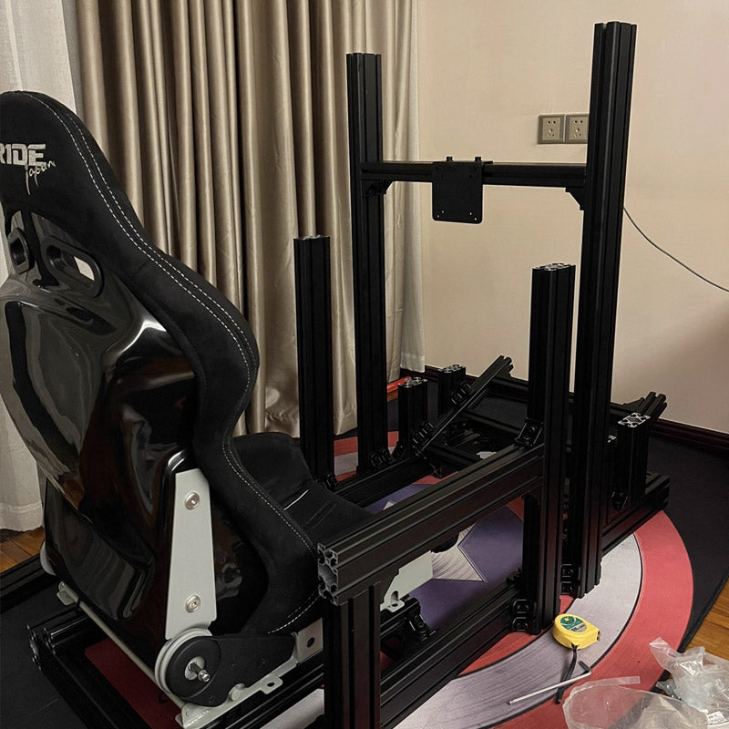 Simulated racing car single screen integrated bracket FanatecDD1DDProCSLDD Logitech Tourmaster T300 Speed Magic