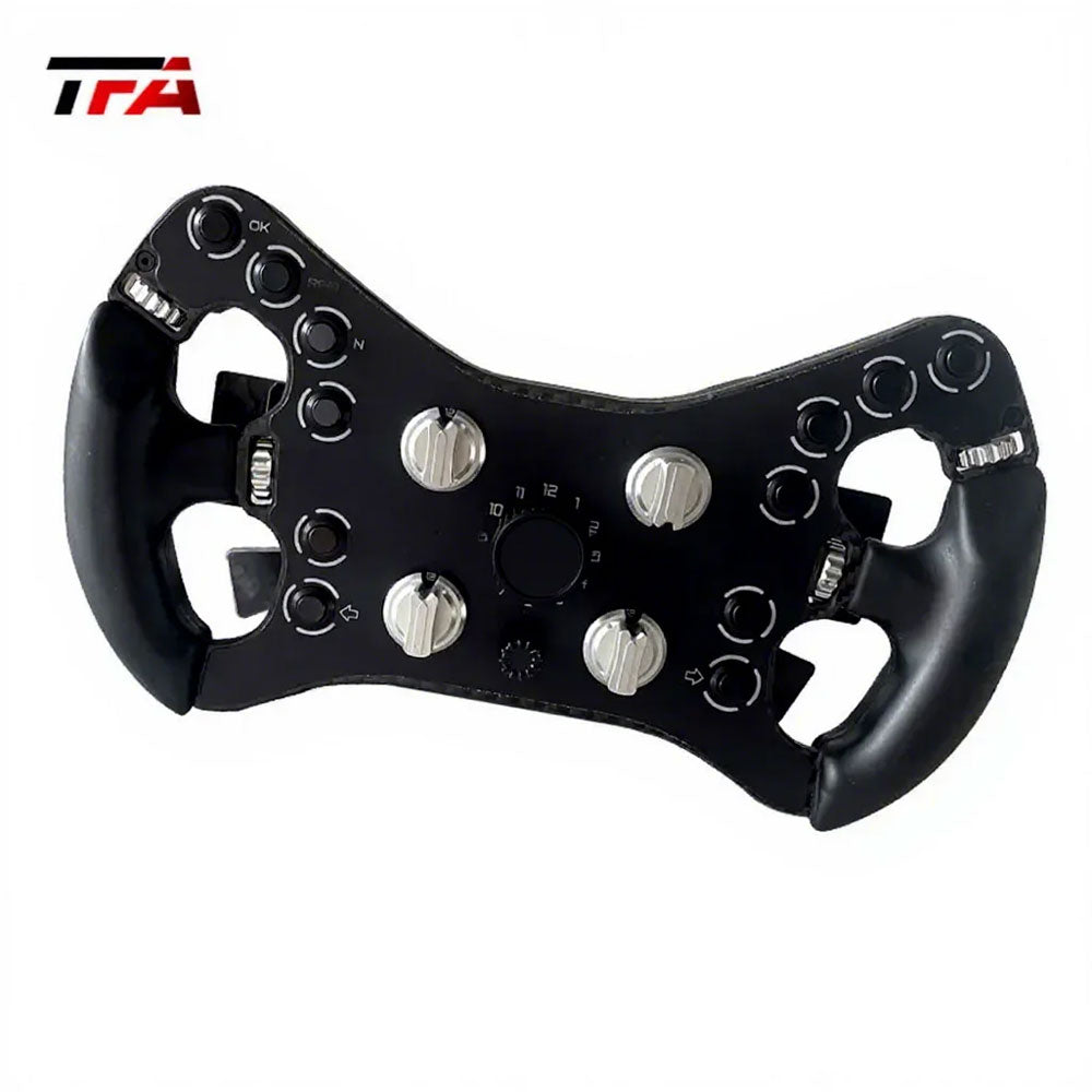Racing Simulator Steering Wheel Realistic Aluminum Design for Motion Platform and Driving Simulation Racing Wheel